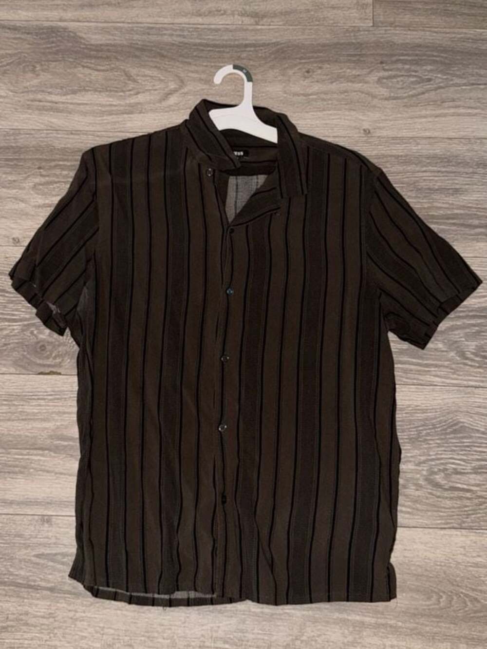 Express Men's Textured Button-Down - image 1